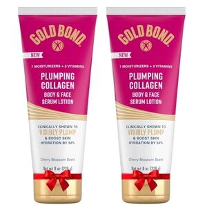 2 Pks Gold BondCollagen Body And Face Lotion
